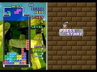 une photo d'Ã©cran de Tetris Plus sur Sega Saturn
